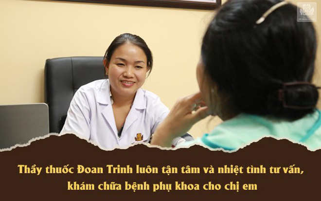 Lương y Nguyễn Thị Đoan Trinh là người thân thiện, nhiệt tình với bệnh nhân