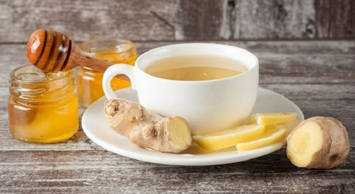 Mật ong và trà gừng giúp chữa bệnh về đường hô hấp và viêm amidan