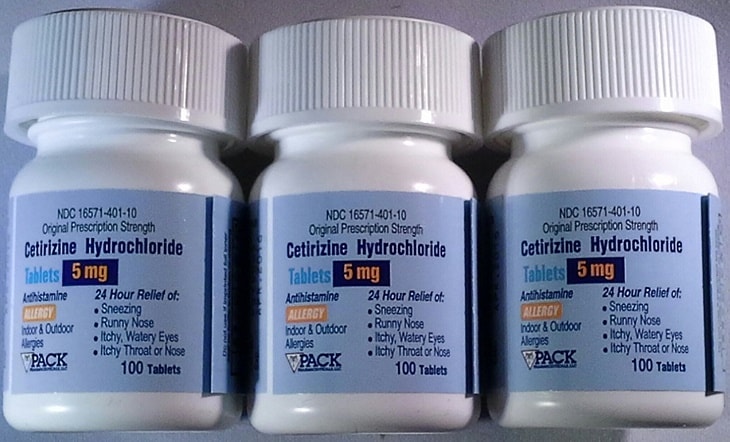 Cetirizine được chỉ định dùng cho nhiều trường hợp trị ngứa da