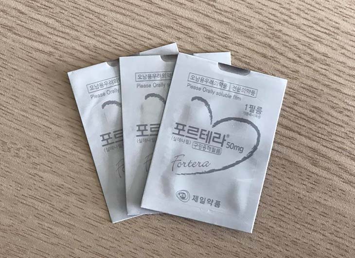 Thuốc tăng sinh lý nam của Hàn Quốc Viagra Fortera