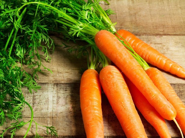 Củ cà rốt chứa nhiều vitamin tốt cho bệnh trào ngược dạ dày