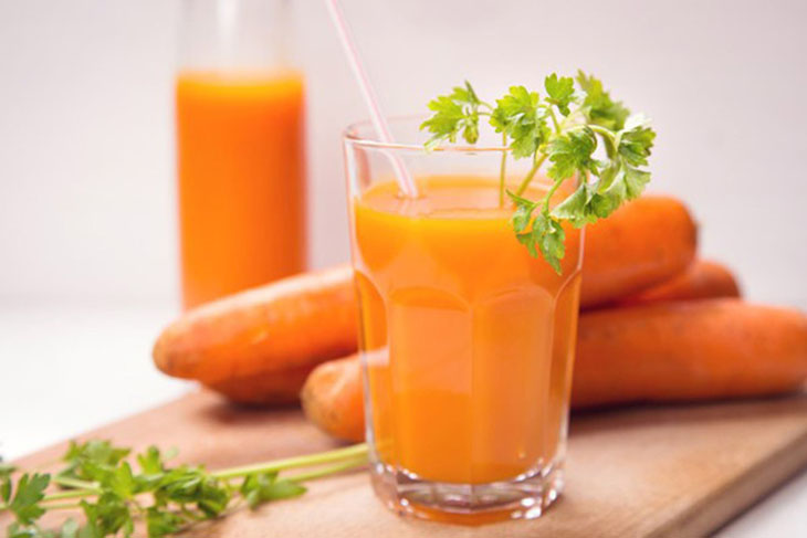Nước ép cà rốt - thức uống tốt cho sức khỏe