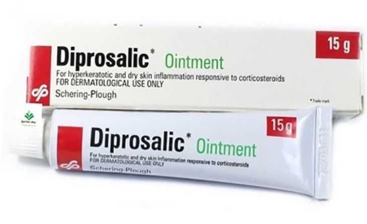 Diprosalic - một trong những loại thuốc trị viêm da tiết bã phổ biến được áp dụng 