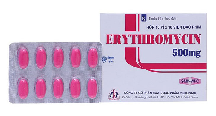 Thuốc tiêu diệt vi khuẩn HP Erythromycin
