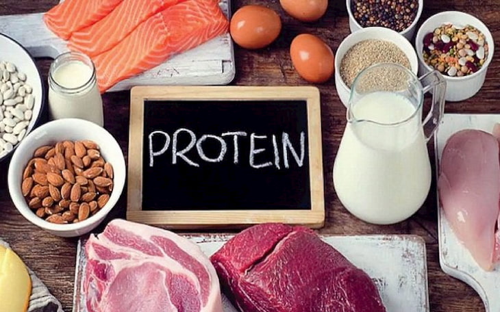 Bổ sung protein từ thịt, trứng, đậu... sẽ có tác dụng làm tăng cơ bắp, giảm tích trữ mỡ