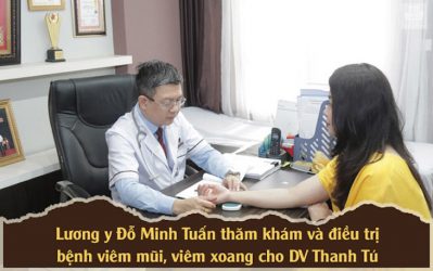 DV Thanh Tú đã lựa chọn điều trị bằng bài thuốc chữa viêm mũi dị ứng viêm xoang Đỗ Minh Đường