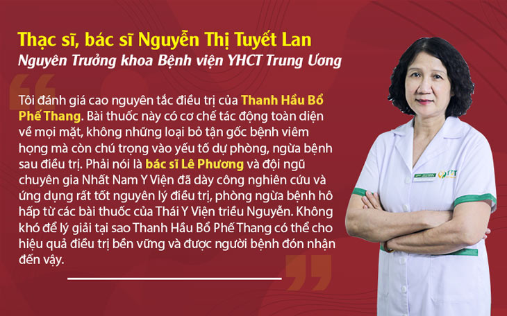 Đánh giá của bác sĩ Nguyễn Thị Tuyết Lan