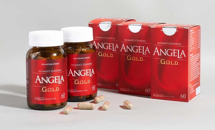 Sâm Angela Gold - viên uống cân bằng nội tiết tố nữ của Mỹ