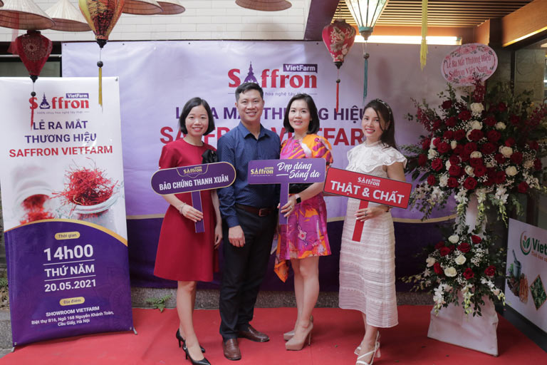 Buổi lễ ra mắt thương hiệu Saffron Vietfarm