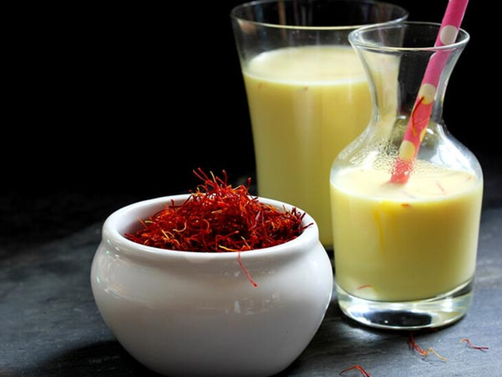 Saffron kết hợp sữa tươi tốt cho sức khỏe
