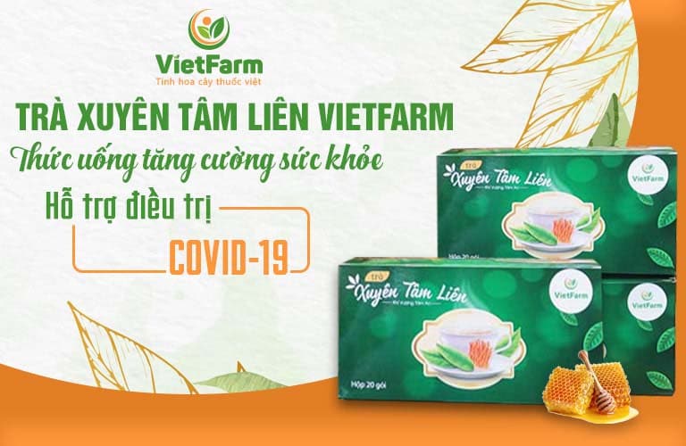 Sản phẩm trà xuyên tâm Vietfarm - Tăng cường sức khỏe, nâng cao sức đề kháng