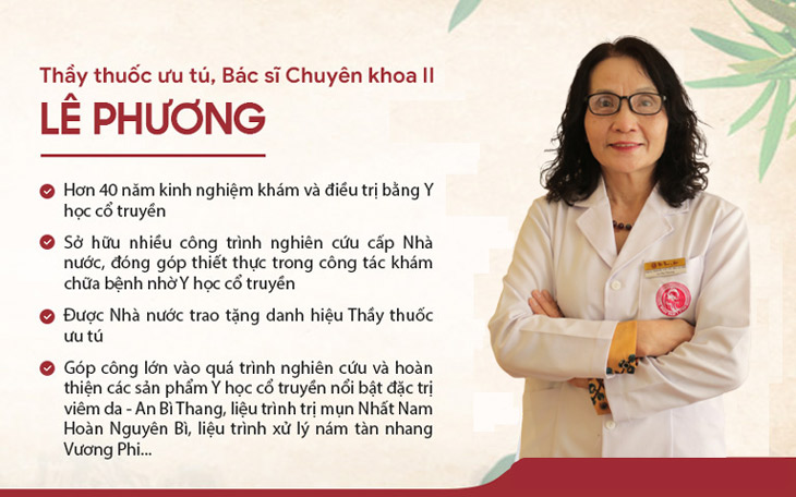 Bác sĩ Lê Phương nổi tiếng với nhiều công trình nghiên cứu giá trị và có tính ứng dụng cao