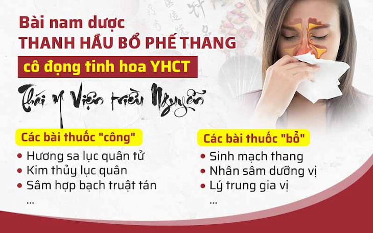 Bài thuốc Thanh Hầu bổ phế thang từ dự án phục dựng bài thuốc triều Nguyễn
