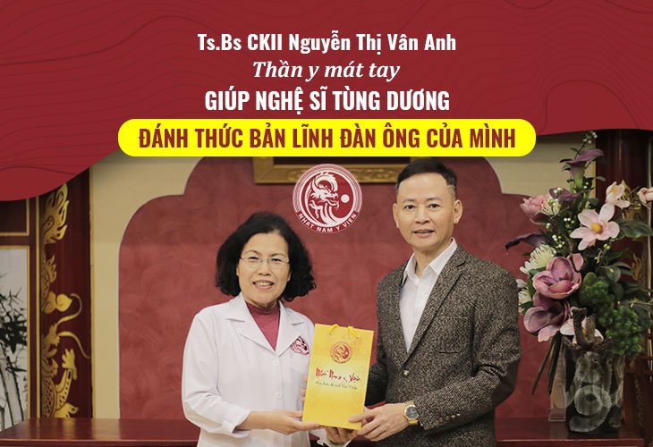 TS.BS Nguyễn Thị Vân Anh trực tiếp điều trị cho nghệ sĩ Tùng Dương