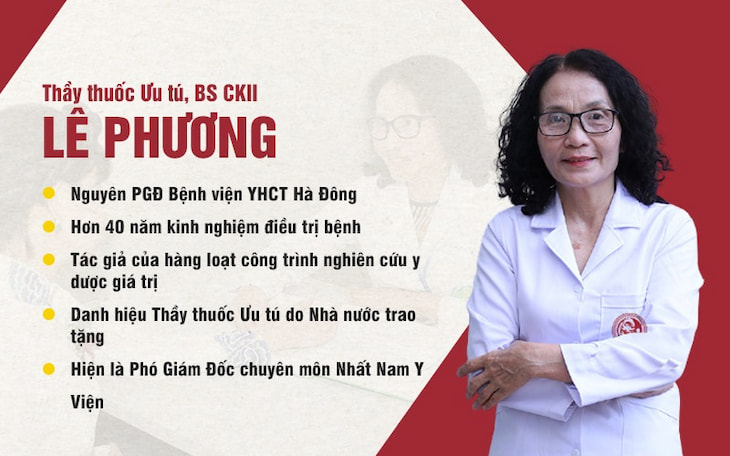 Bác sĩ Lê Phương - Giám đốc chuyên môn Trung tâm Da liễu Đông y Việt Nam