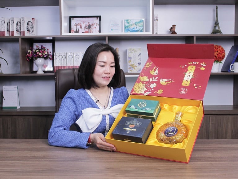 Set quà Tết An Khang VIP bác sĩ Phượng lựa chọn dành tặng cho người thân của mình
