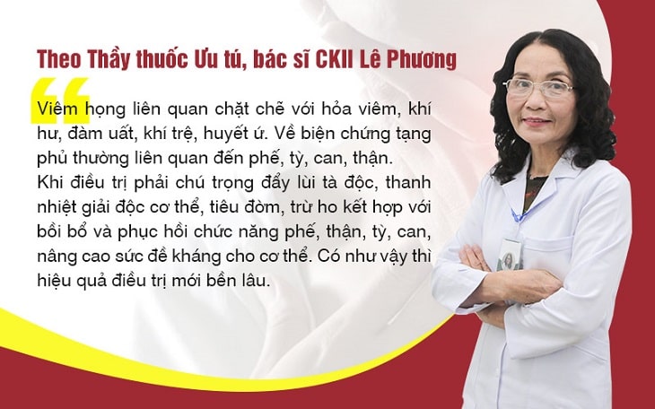 Bác sĩ Lê Phương chia sẻ về nguyên nhân bệnh viêm họng