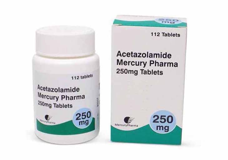 Acetazolamide có thể được sử dụng nhưng tác dụng còn hạn chế