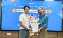 WeUp Group tổ chức Lễ bổ nhiệm vị trí Trưởng phòng Quản lý dự án