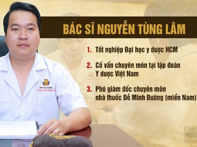 Lương y Nguyễn Tùng Lâm nhà thuốc Đỗ Minh Đường nổi tiếng “mát tay” trong điều trị nổi mề đay