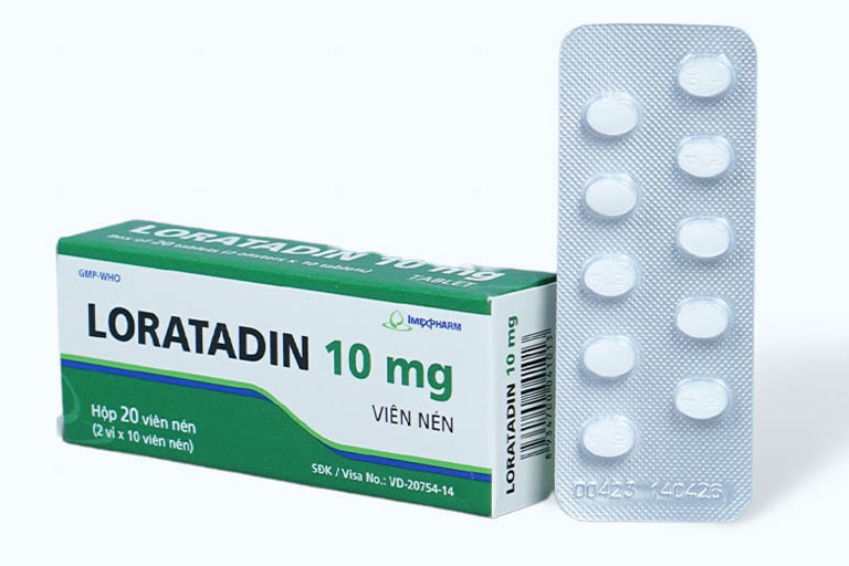 Loratadin là thuốc kháng sinh giảm ngứa hiệu quả