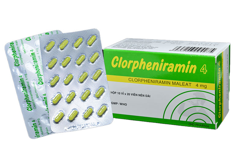 Clorpheniramin 4 có công dụng ức chế cơ thể sản sinh histamin H1
