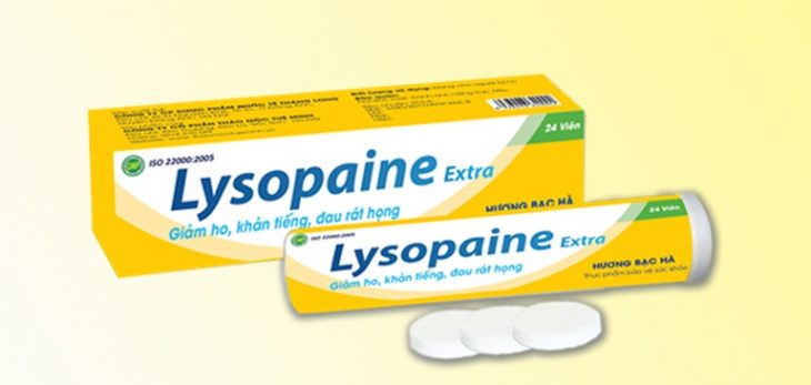Viên ngậm Lysopaine giúp giảm các triệu chứng viêm họng nhanh, hiệu quả