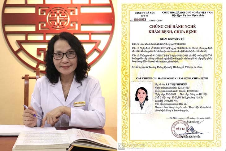 Bác sĩ Lê Phương được cấp phép hành nghề