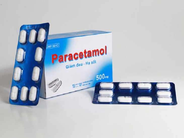 Bé bị viêm amidan uống thuốc gì - Thuốc giảm đau hạ sốt Paracetamol