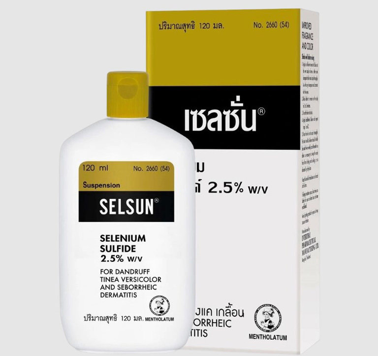 Dầu gội chứa Selenium sulfide có khả năng khắc phục tình trạng á sừng