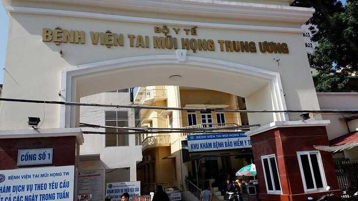 Khám ho ở đâu tốt khu vực Hà Nội phải kể đến Bệnh viện Tai Mũi Họng Trung ương