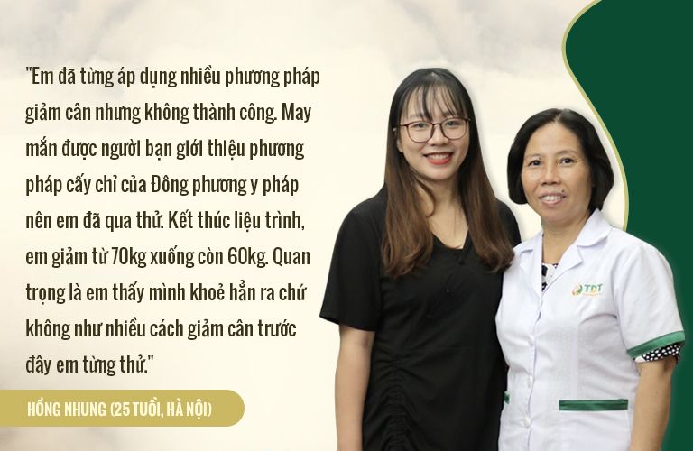 Nguyễn Thị Hồng Nhung (25 tuổi, Hà Nội): Giảm từ 70kg (4/2019) -> 60kg (7/2019)