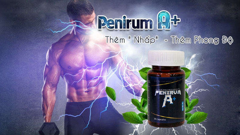 Penirum A+ là sản phẩm tăng cường sinh lý, cải thiện mộng tinh cho nam giới hiệu quả