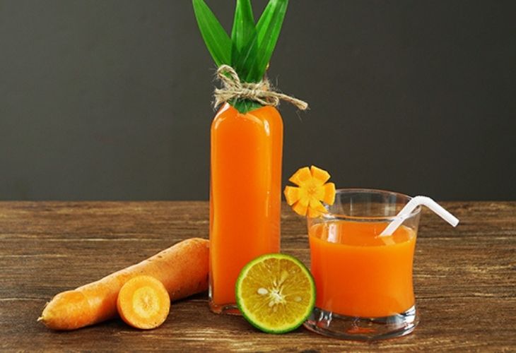Uống nước ép cà rốt mỗi ngày để nhận thấy sự thay đổi tích cực