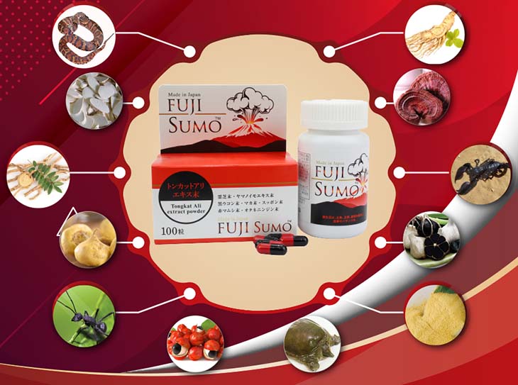 Fuji Sumo sản phẩm kết hợp từ nhiều dược liệu khác nhau tốt cho nam giới