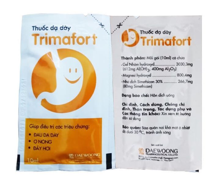 Trimafort - thuốc dạ dày dạng sữa