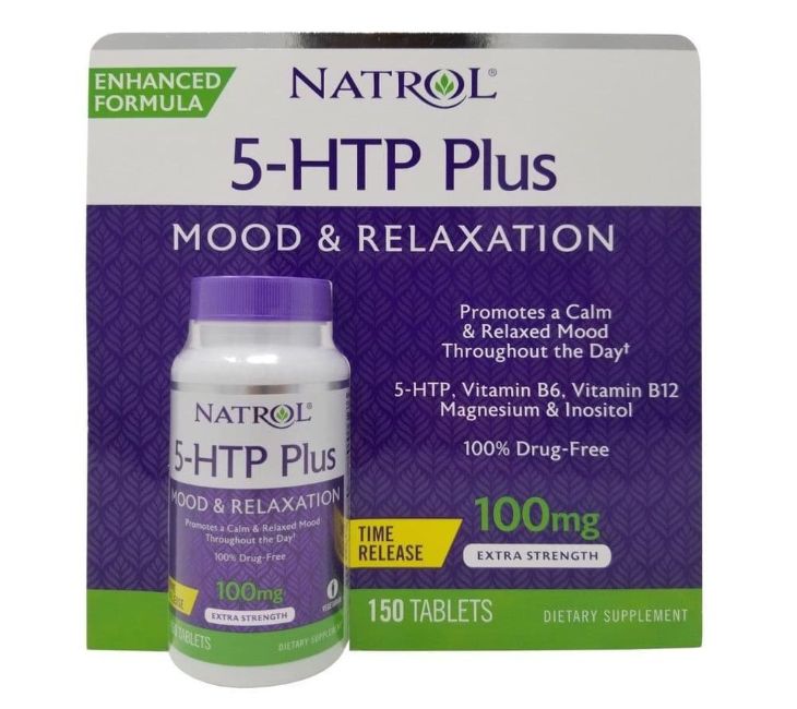 Thuốc hỗ trợ điều trị mất ngủ Natrol 5 – HTP Mood & Relaxation Plus