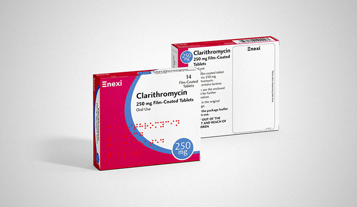 Clarithromycin 250mg được dùng để xử lý bệnh