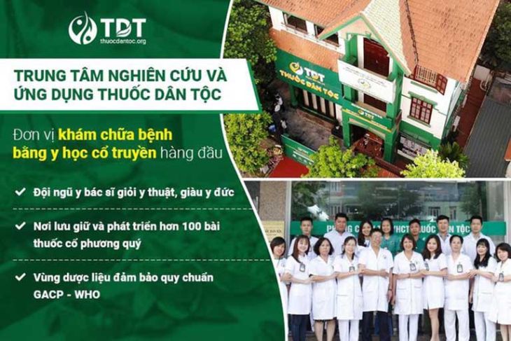 Trung tâm Nghiên cứu và Ứng dụng Thuốc dân tộc là đơn vị khám chữa bệnh bằng YHCT hàng đầu Việt Nam