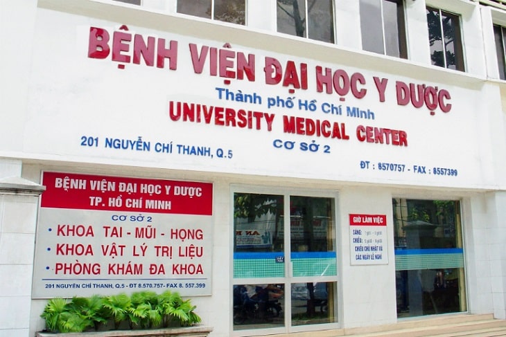 Bệnh viện Đại học Y dược TP.Hồ Chí Minh là cơ sở rất uy tín