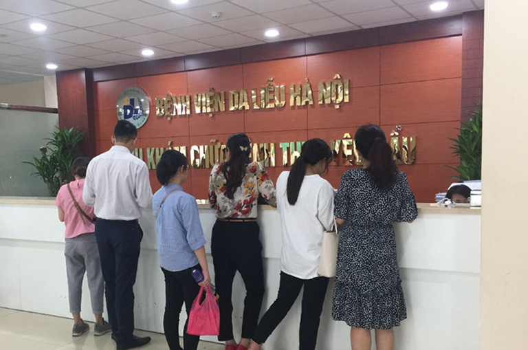 Quy trình khám chữa bệnh tại Bệnh viện Da liễu Hà Nội