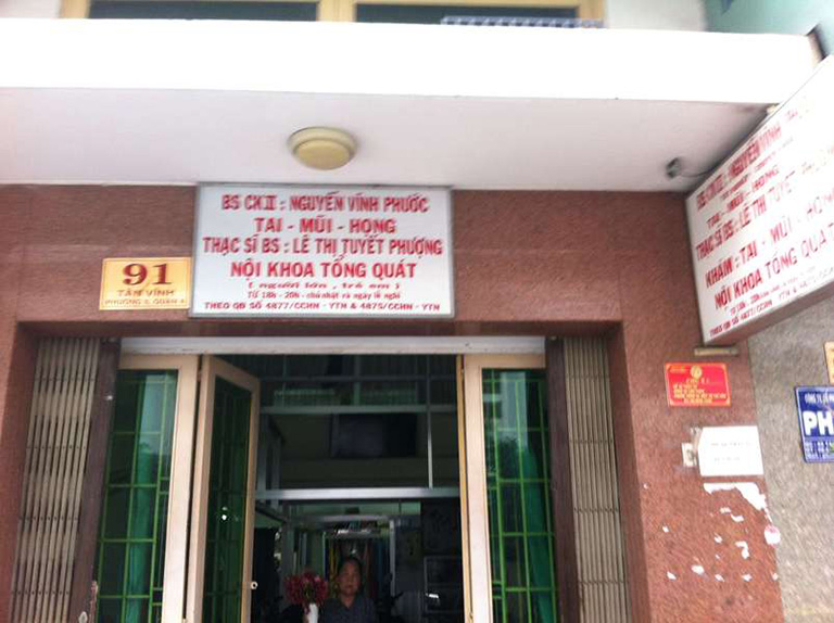 Phòng khám tai mũi họng bác sĩ Nguyễn Vĩnh Phước