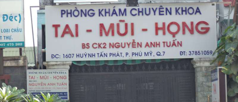 Phòng khám Tai Mũi Họng - Bác sĩ Nguyễn Anh Tuấn