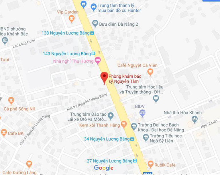 địa chỉ liên hệ phòng khám Nhi bác sĩ Nguyễn Tâm